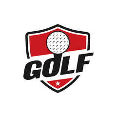 Golf sport vector graphic design inspiration