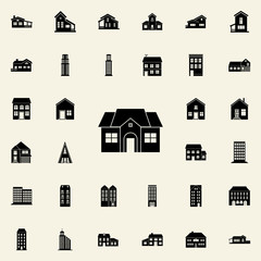 mansion icon. house icons universal set for web and mobile