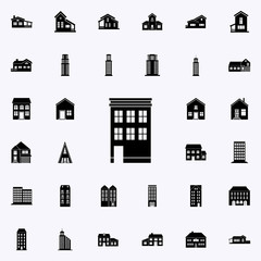 building for habitation icon. house icons universal set for web and mobile