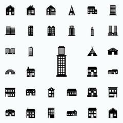 office building icon. house icons universal set for web and mobile