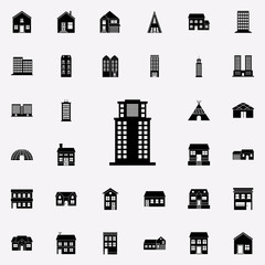 office building icon. house icons universal set for web and mobile