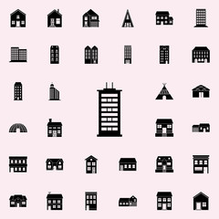 high-rise buildings icon. house icons universal set for web and mobile