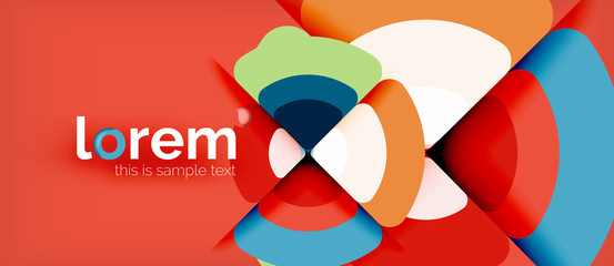 Fototapeta premium Circle abstract background