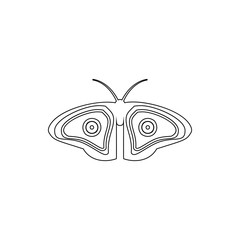 butterfly icon. Element of insect for mobile concept and web apps icon. Thin line icon for website design and development, app development