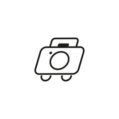 photography travel logo concept