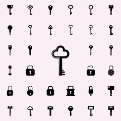 key icon. lock and keys icons universal set for web and mobile
