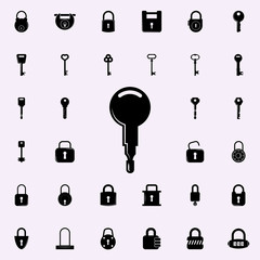 key icon. lock and keys icons universal set for web and mobile