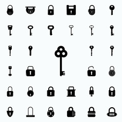 key icon. lock and keys icons universal set for web and mobile