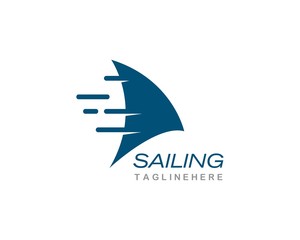 Sailing boat logo