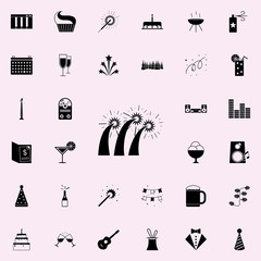 firework icon. Party icons universal set for web and mobile