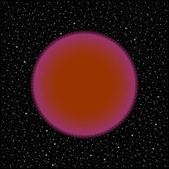 Star on cosmic background. © konstan