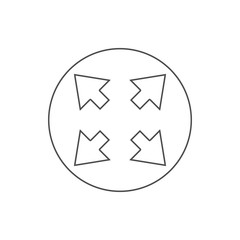 open sign icon. Element of web for mobile concept and web apps icon. Thin line icon for website design and development, app development