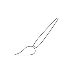 brush icon. Element of web for mobile concept and web apps icon. Thin line icon for website design and development, app development