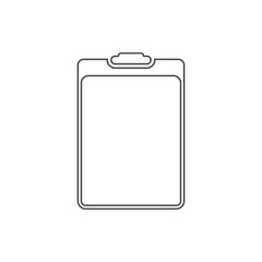 paper tablet icon. Element of web for mobile concept and web apps icon. Thin line icon for website design and development, app development