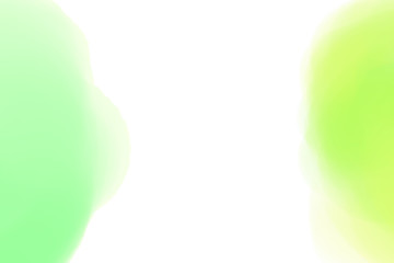 Hand drawn colorful digital spot on isolated white. Colored aquarelle blotch. Watercolour splotch. Paint and ink smudges. Bright blur stain. Trendy label brush stroke background