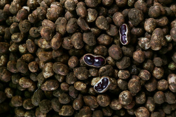 Red beans at a local farmers market