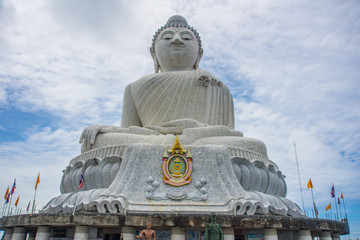 Fototapeta premium Big Buddah viewpoint and statue in Phuket