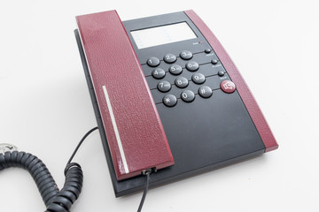 office telephone isolated on a white background