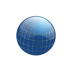 Abstract logo for business company. Corporate identity design element. Internet technology, Network, distribution, bank, world map logotype idea