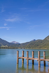  Schiffsanlegestelle am Heiterwanger See in Tirol