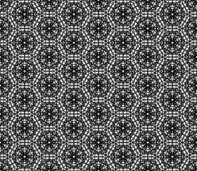 Abstract seamless kaleidoscope design background. Creative raster illustration beautiful texture.