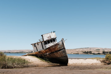 Fototapeta na wymiar Point Reyes Shipwreck