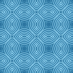 Fototapeta premium Seamless square pattern from geometrical abstract ornaments on a blue background. Vector illustration can be used for textiles, wallpaper and wrapping paper