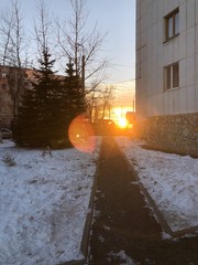 Sunrise in Ural