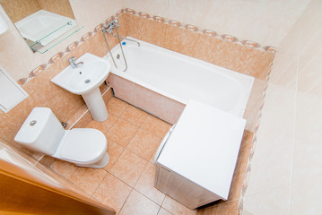 Photo of the bathroom top view
