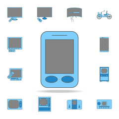 generation of smart phones color outline icon. One of the collection icons for websites, web design
