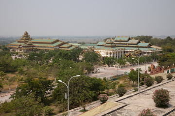 Panaroma of the streets in Naypyidaw, Myanmar