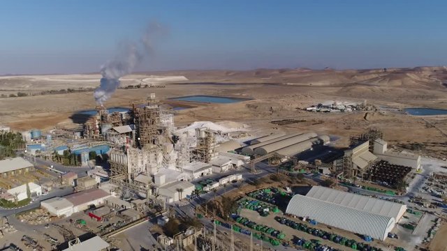 Potassium Factory In Dead Sea Israel
