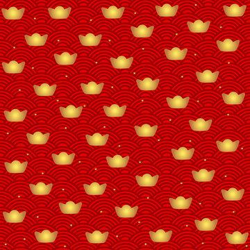 Chinese new year background design. Vector Illustration