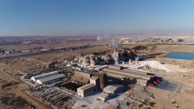 Potassium Factory In Dead Sea Israel