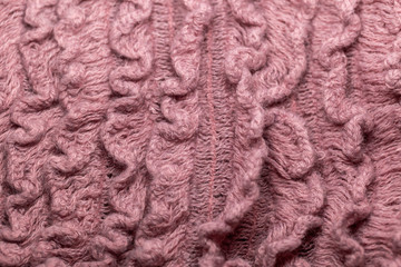 texture of knitted things close-up, texture of yarn