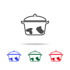 boiling clothes icon. Elements of washing in multi colored icons. Premium quality graphic design icon. Simple icon for websites, web design, mobile app