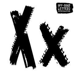 Grunge Tire Letter © Double Brain