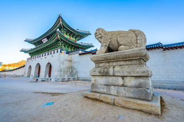 Naklejka premium Gyeongbokgung palace