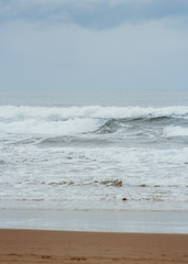 ocean waves on the beach