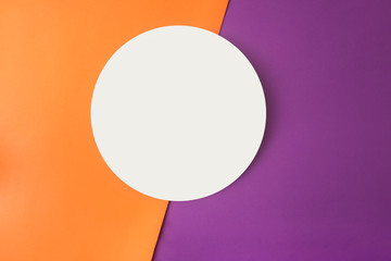 Background of shape and geometry. Colored background decorations with paper.