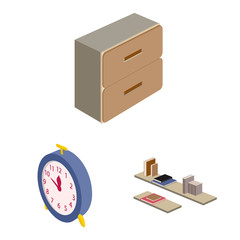 Vector design of bedroom and room symbol. Set of bedroom and furniture stock symbol for web.