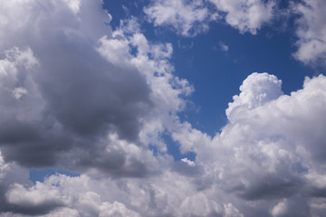 Fototapeta na wymiar Himmel mit Wolken