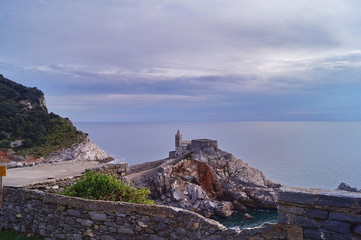 San Pietro church, Portovenere, Liguria, Italy