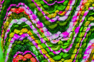 Soft Focus Brightly Colored Natural Textures Pattern