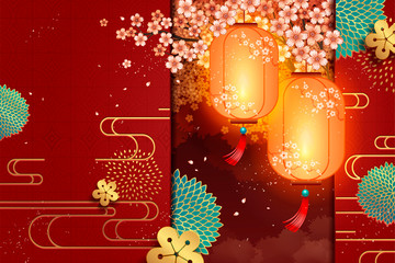 Traditional new year background