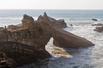 Biarritz coastal basque town in France