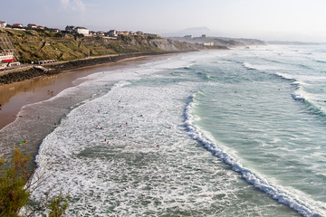 Biarritz coastal basque town in France
