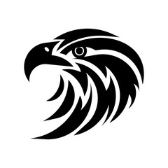 Fototapeta premium eagle logo design, vector illustaration