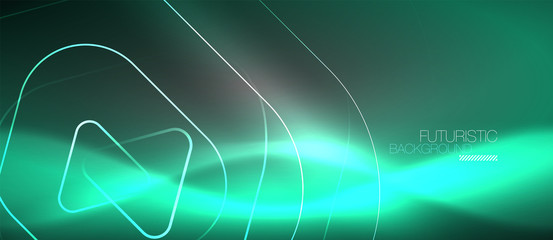 Vector neon color abstract background