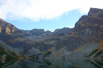 Panoramic view of the Polish Black Pond 